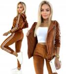 Awanti Velúr női Melegítő Szett kenguru pulóver nadrág 36 38