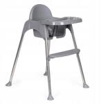 ECOTOYS Etetőszék etetőszék 2in1 tálca biztonsági öv Ecotoys (HC-135 GREY)