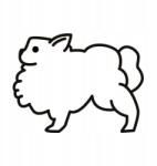  Autós matrica kiállítási kutyus