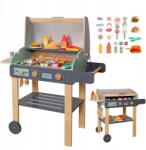 Meteor Fa grill nagy kerti konyha gyerekeknek barbecue szett kiegészítők (17837)