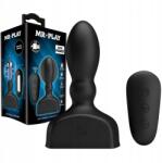 Mr. Play Mr Play- Pumpás análdugó vibrációval, Usb, fekete Pretty Love (6959532331844)