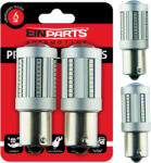 EinParts Álló Led Izzó P21W 12V 66 Smd 2016 Canbus 1500K Piros