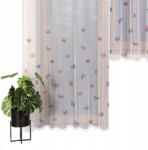  Jacquard függöny fehér függöny erkélyre gyerekszoba 240x140 pillangók (MOTYLKI 240x140)