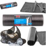 PAKO Pro Service 35 literes Hdpe Szemeteszsák Fekete Szagtalan Erős 45x54 cm 50 db (Pro Service Worki 35l HDPE Solidne 45x54 50sz)