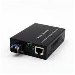 Gigalight LINKEASY média konverter 10/100M/1G/2.5G/5G/10GBase-T + 1x10GE SFP+ (SFP+ modul nélkül), külső 5V PSU (FY10G-R45-SFP-MC) - compzone