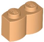 LEGO® Módosított kocka közép bőrszín 1 x 2 fatörzs mintázattal (4651231)