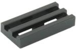 LEGO® Fekete módosított csempe 1 x 2 rács alsó horonnyal (241226)