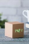 Gingko Design ceas de masă Cube Click Clock culoarea galben 99KK-ZEU01O_18X (GK08G11)