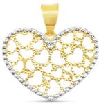 ÉkszerM Arany Szív Medál AU 95585