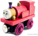 QIHUI Thomas és barátai Lady jellegű mágneses fa vonat mozdony