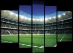 Consalnet Vászonkép, 5 darabos, Stadion 170x100 cm méretben (C5-20105S4A)