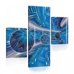 Consalnet Vászonkép 3 darabos, 3D Absztrakt 130x80 cm méretben (C5-10076S16)