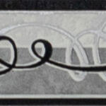 Jász-Iron Fekete-fehér-ezüst szalagos bordűr (227-192)