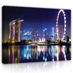 Consalnet Vászonkép, Szingapúr, 100x75 cm méretben (C5-207O1)