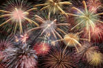Dimex Vlies Fotótapéta - the fireworks in the night sky - 375x250 cm (MS-5-2534)