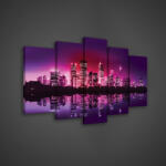 Consalnet Vászonkép 5 darabos, New York skyline 100x60 cm méretben (C5-160S17)
