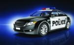 Consalnet Rendőrautó poszter, fotótapéta Vlies (254 x 184 cm) (C1-1925V4)