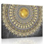 Consalnet Vászonkép, Szürke Mandala, 100x75 cm méretben (C5-10122O1)