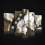 Consalnet Vászonkép, 5 darabos, Orchidea 170x100 cm méretben (C5-2399S4A)