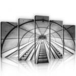 Consalnet Vászonkép 5 darabos, Mozgólépcső 100x60 cm méretben (C5-12643S17)