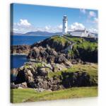 Consalnet Világítótorony a hegytetőn, vászonkép 40x40 cm méretben (C5-11795O5)