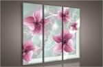 Consalnet Liliom minta, 3 darabos vászonkép, 90x80 cm méretben (C5-939S6)