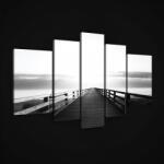 Consalnet Vászonkép, 5 darabos, Móló 170x100 cm méretben (C5-2657S4A)