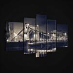 Consalnet Vászonkép, 5 darabos, Híd 170x100 cm méretben (C5-2489S4A)
