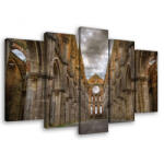 Consalnet Vászonkép 5 darabos, Nyílt várfalak 100x60 cm méretben (C5-10516S17)