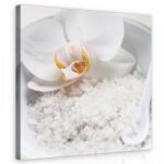 Consalnet Zen Orchidea és só, vászonkép 40x40 cm méretben (C5-11779O5)