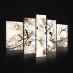 Consalnet Vászonkép, 5 darabos, Virág 170x100 cm méretben (C5-2525S4A)