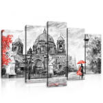 Consalnet Vászonkép 5 darabos, Berlini Dóm 100x60 cm méretben (C5-11513S17)