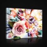 Consalnet Rózsa és gömbök 3D, vászonkép, 60x40 cm méretben (C5-2443O4)