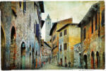 Dimex Vlies Fotótapéta - Medieval street Tuscany - 375x250 cm (MS-5-1959)