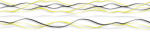 Dimex YELLOW WAVES öntapadós konyhai poszter, 260x60 cm (KI-260-100)