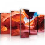 Consalnet Vászonkép 5 darabos, Kanyon 100x60 cm méretben (C5-12662S17)