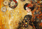 Consalnet Klimt ihlette női alak poszter, fotótapéta (368 x 254 cm) (C1-15549V8)