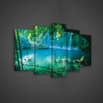 Consalnet Vászonkép 5 darabos, Vízesés 100x60 cm méretben (C5-1508S17)