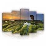 Consalnet Vászonkép 5 darabos, Vízárkok a naplementében 100x60 cm méretben (C5-13152S17)
