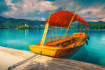 Dimex Vlies Fotótapéta - Boat at the pier - 375x250 cm (MS-5-2761)