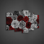 Consalnet Vászonkép 5 darabos, Rózsák 100x60 cm méretben (C5-2430S17)