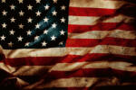 Dimex Vlies Fotótapéta - Grunge American Flag III - 375x250 cm (MS-5-1510)