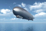 Dimex Vlies Fotótapéta - Airship over the ocean - 375x250 cm (MS-5-2791)