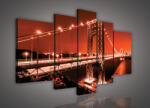 Consalnet Vászonkép, 5 darabos, Híd 170x100 cm méretben (C5-628S4A)