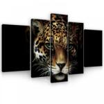 Consalnet Vászonkép, 5 darabos, Jaguár 170x100 cm méretben (C5-10148S4A)