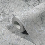 Marburg Szürke-ezüst kopottas barokk mintás tapéta (City Glow 34294) (34294)