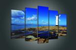 Consalnet Vászonkép 5 darabos, Kicsi szigeten a szélmalom 100x60 cm méretben (C5-20067S17)