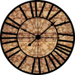 Consalnet Absztrakt forma az óra mögött vlies poszter, fotótapéta 10717VEZ1 /208x208 cm/ (10717-VEZ1)