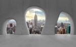 Consalnet Kilátás New York-ra poszter, fotótapéta (368 x 254 cm) (C1-2813V8)