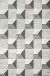 Grandeco Szürke-grafit mozaik mintás tapéta (A48702) (A48702)